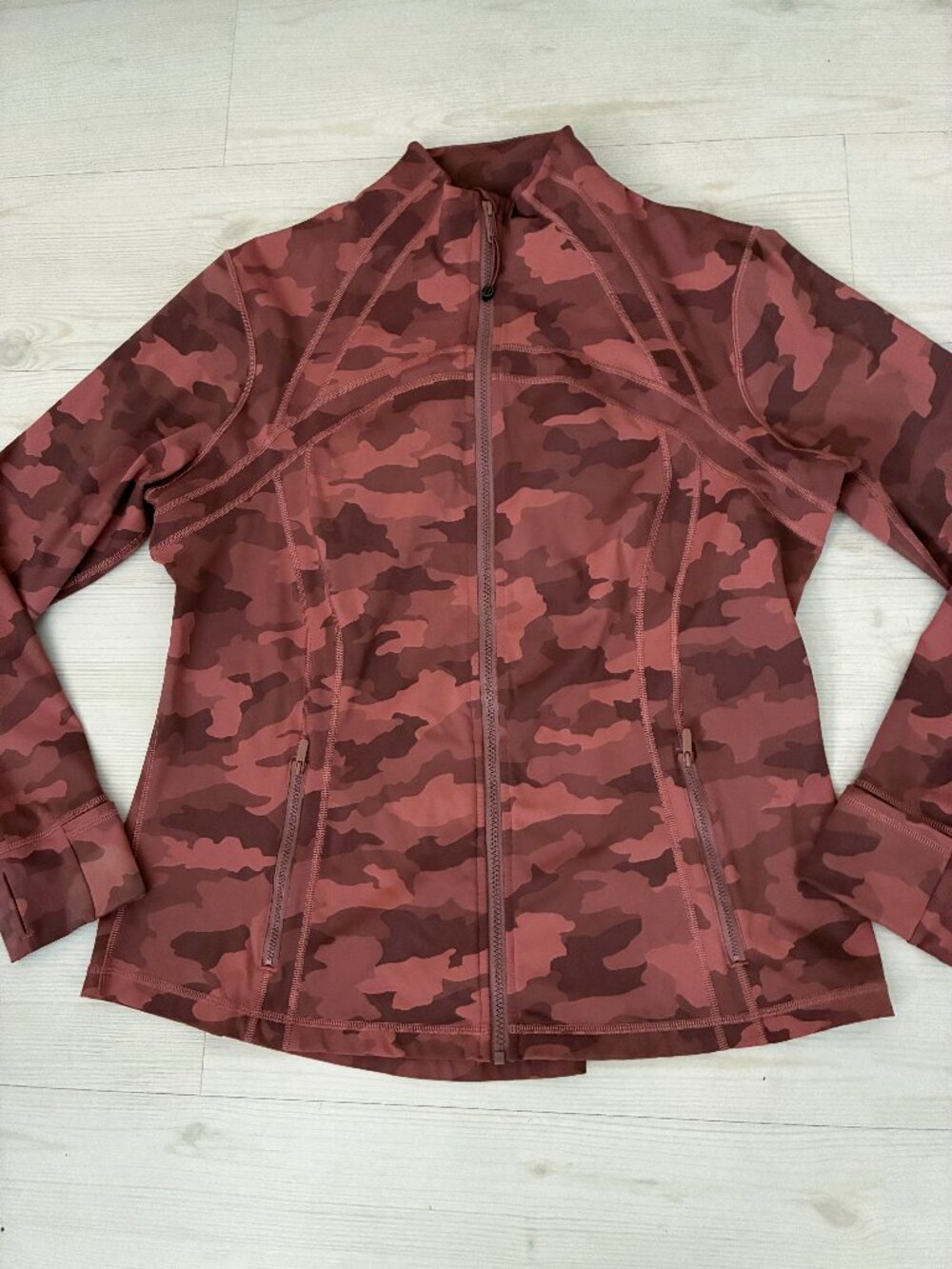 Lululemon Define Jacket Heritage 365 Camo Brier Rose Multi Size 20 Rare